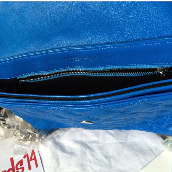 Marc Jacobs Shoulder Quilted Leather Blue Bag - Picture 4 of 4